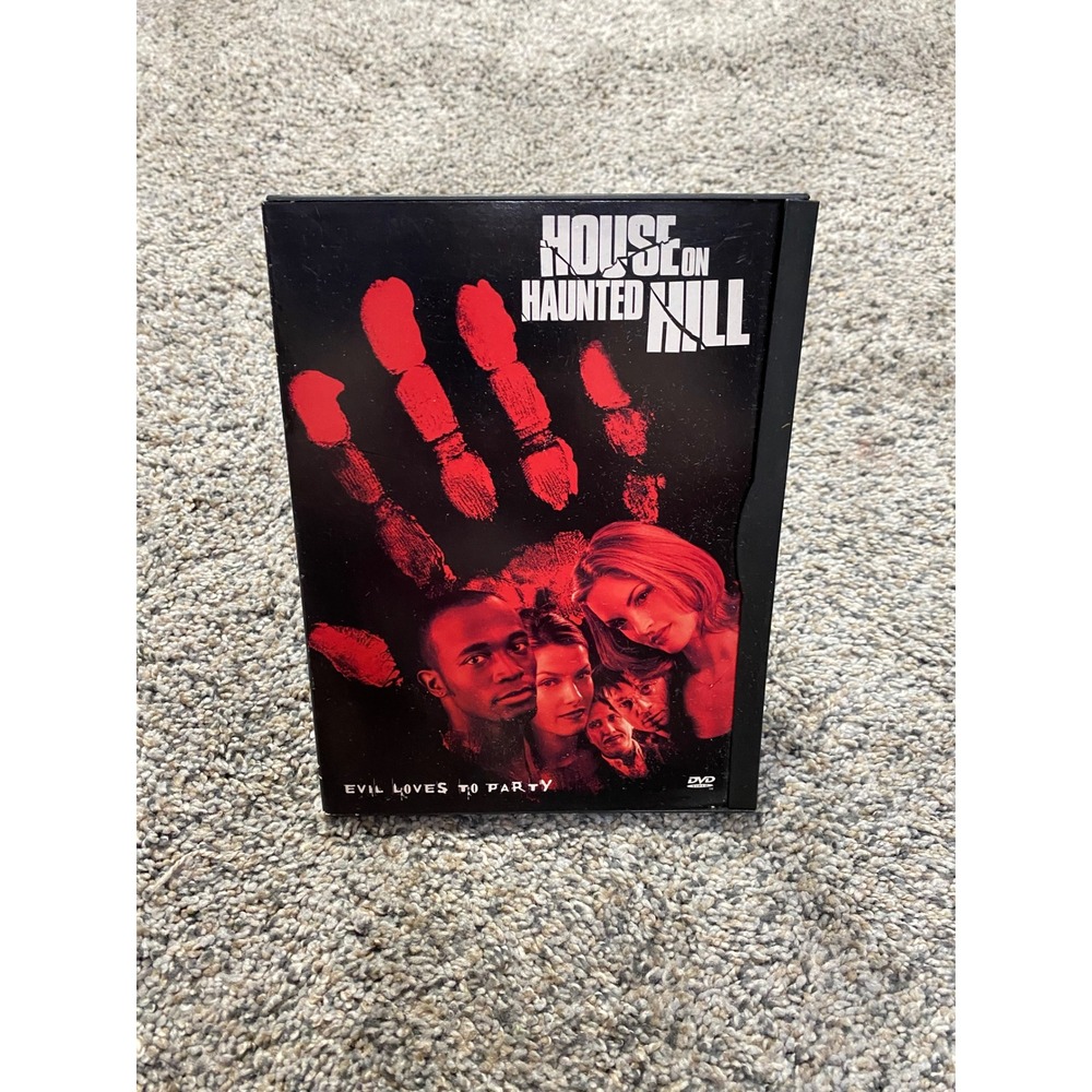House on Haunted Hill DVD 1999 Horror Remake Geoffrey Rush Snapper Case Rated R